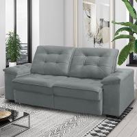 Sofá RBF Móveis Ypê 3 Lugares 212cm Retrátil Reclinável com Molas Ensacadas - 1