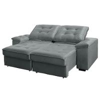 Sofá RBF Móveis Ypê 3 Lugares 212cm Retrátil Reclinável com Molas Ensacadas