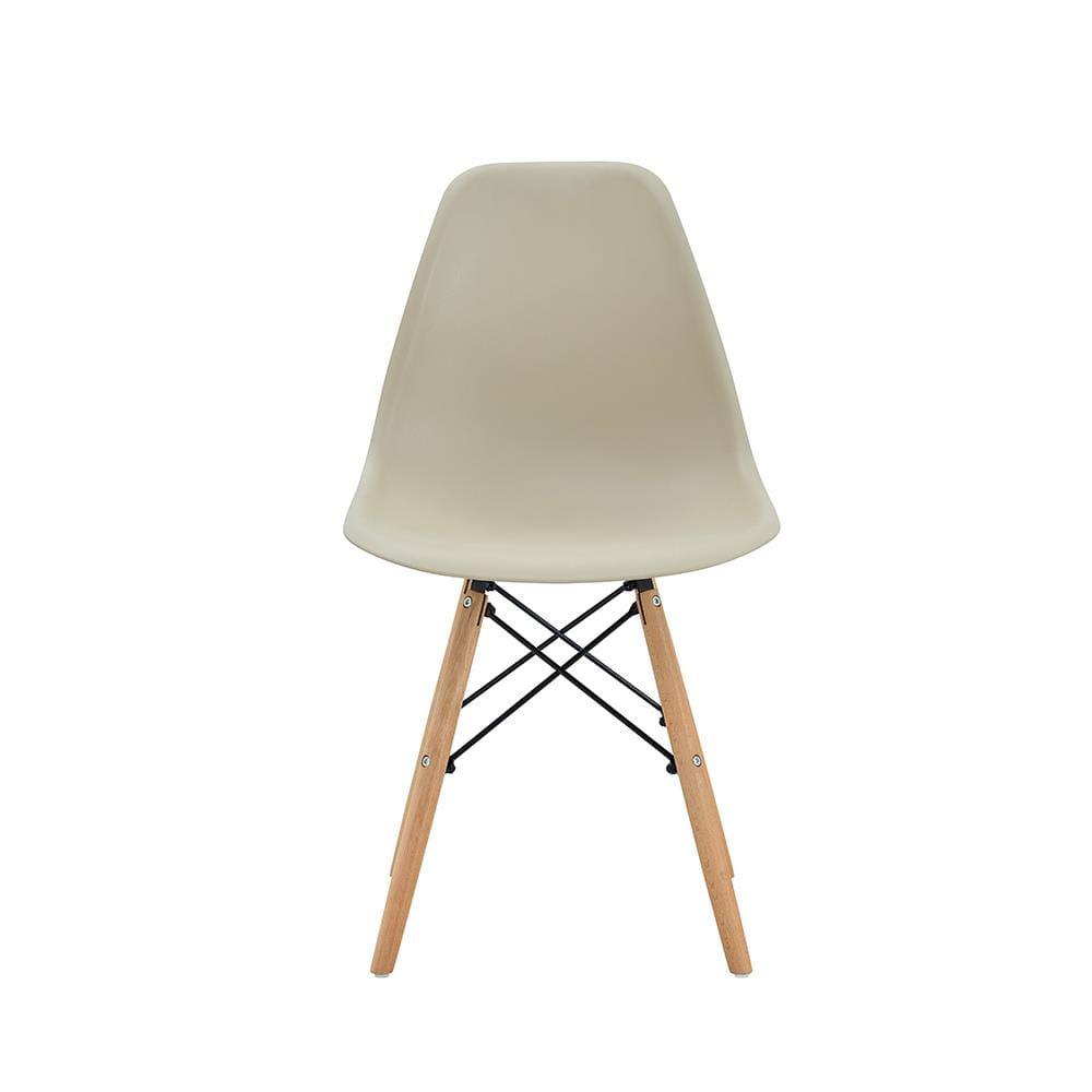 Cadeira Conthey Eiffel Design Eames Base Madeira Estrutura Metálica - 5