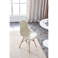Cadeira Conthey Eiffel Design Eames Base Madeira Estrutura Metálica - 2