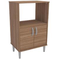 Armário para Micro-ondas Politorno Facility com 2 Portas e 1 Prateleira - 58cm de largura - 5