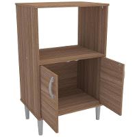 Armário para Micro-ondas Politorno Facility com 2 Portas e 1 Prateleira - 58cm de largura - 6