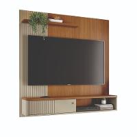 Painel Suspenso para TV Madetec Aurora 160cm Ripado Porta Deslizante - 6