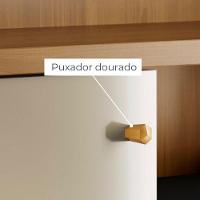 Painel Suspenso para TV Madetec Aurora 160cm Ripado Porta Deslizante - 7