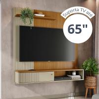 Painel Suspenso para TV Madetec Aurora 160cm Ripado Porta Deslizante - 9