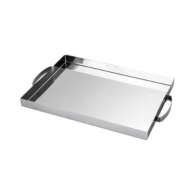Bandeja Retangular Brinox Bergen Premium 3x28x45cm Aço Inox