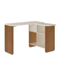 Escrivaninha Artely Nomad Tampo Rotativo Porta de Correr 4 Nichos Off White Cinamomo - 6