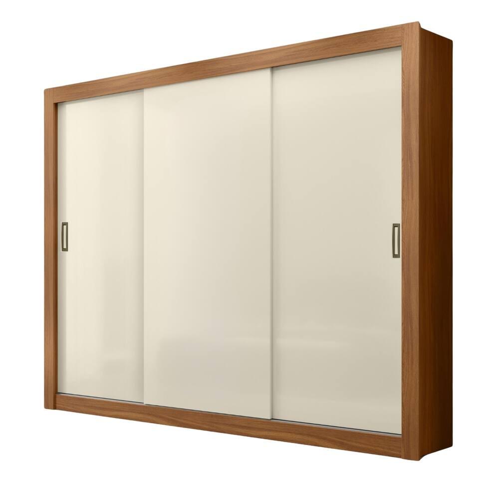 Guarda-Roupa Casal Maxel Móveis Residence 208x185cm 3 Portas de Correr 4 Gavetas - 2