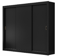 Guarda-Roupa Casal Maxel Móveis Residence 208x185cm 3 Portas de Correr 4 Gavetas - 2