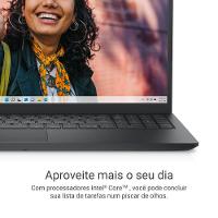 Notebook 15,6" Full HD Dell Inspiron I15-I3100-A15P Windows 11 Intel Core i3 8GB DDR4 512GB SSD Preto