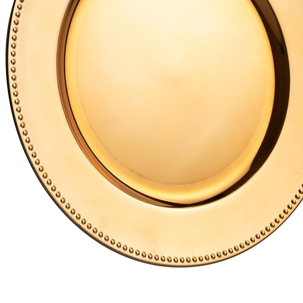 Sousplat de Plástico Wolff Mesa 61024 Dourado - 33 cm - 5