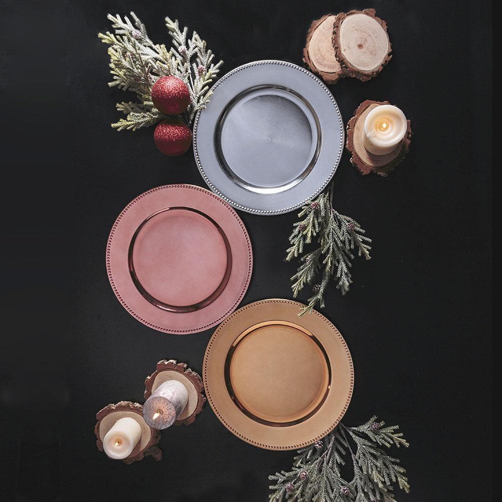 Sousplat de Plástico Wolff Mesa 61024 Dourado - 33 cm - 8