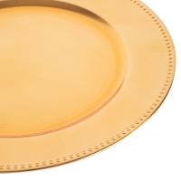 Sousplat de Plástico Wolff Mesa 61024 Dourado - 33 cm - 3
