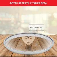 Panela Wok Tefal One Pick Pot 22cm Alumínio Antiaderente Indução Tampa Vidro Verde - 6