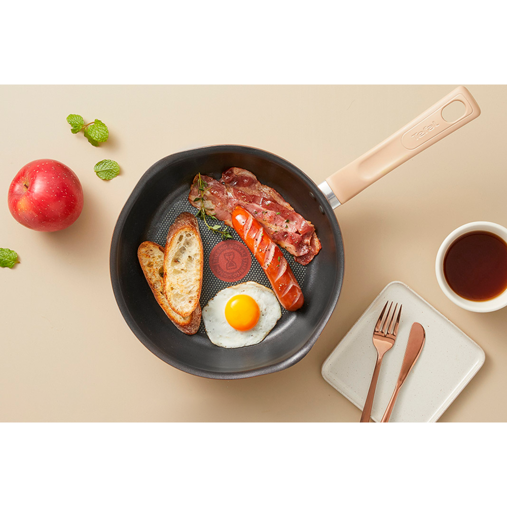 Panela Wok Tefal One Pick Pot 22cm Alumínio Antiaderente Indução Tampa Vidro Preto - 13