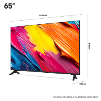 Smart TV 65” LG 4K QNED 65QNED70ASA Color Processador a7 AI WebOS 25 - 7