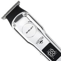 Máquina de Acabamento Profissional Mister Lizz Shelby 7000 RPM Lâmina Inox 5 Pentes Display Digital Prata - 2