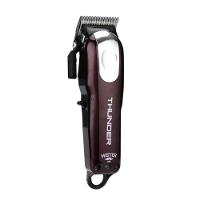 Máquina de Cortar Cabelo Mister Lizz Thunder Profissional A Bateria Lâminas Inox 6500 RPM Preto e Vinho - 1