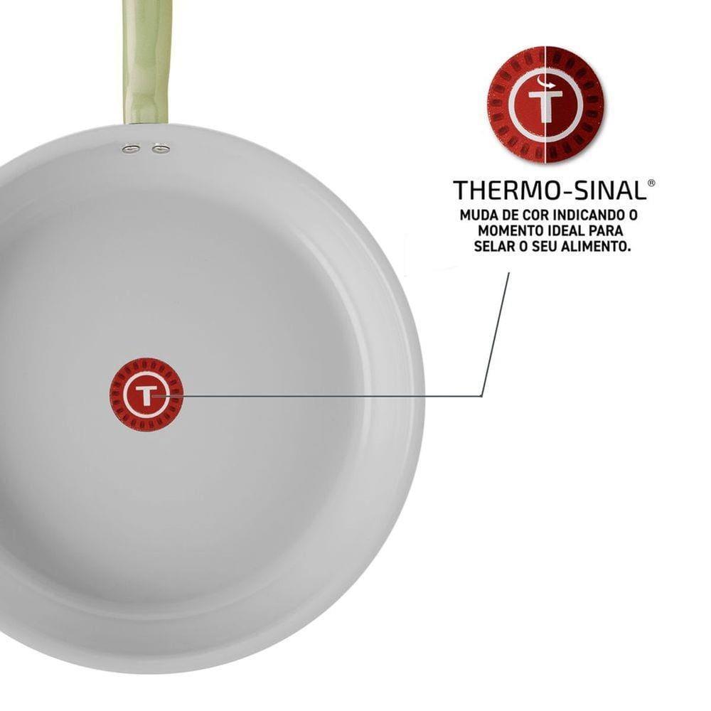 Jogo de Panelas Tefal Recycled Ceramic 9 Peças Revestimento Cerâmico Antiaderente Verde - 6