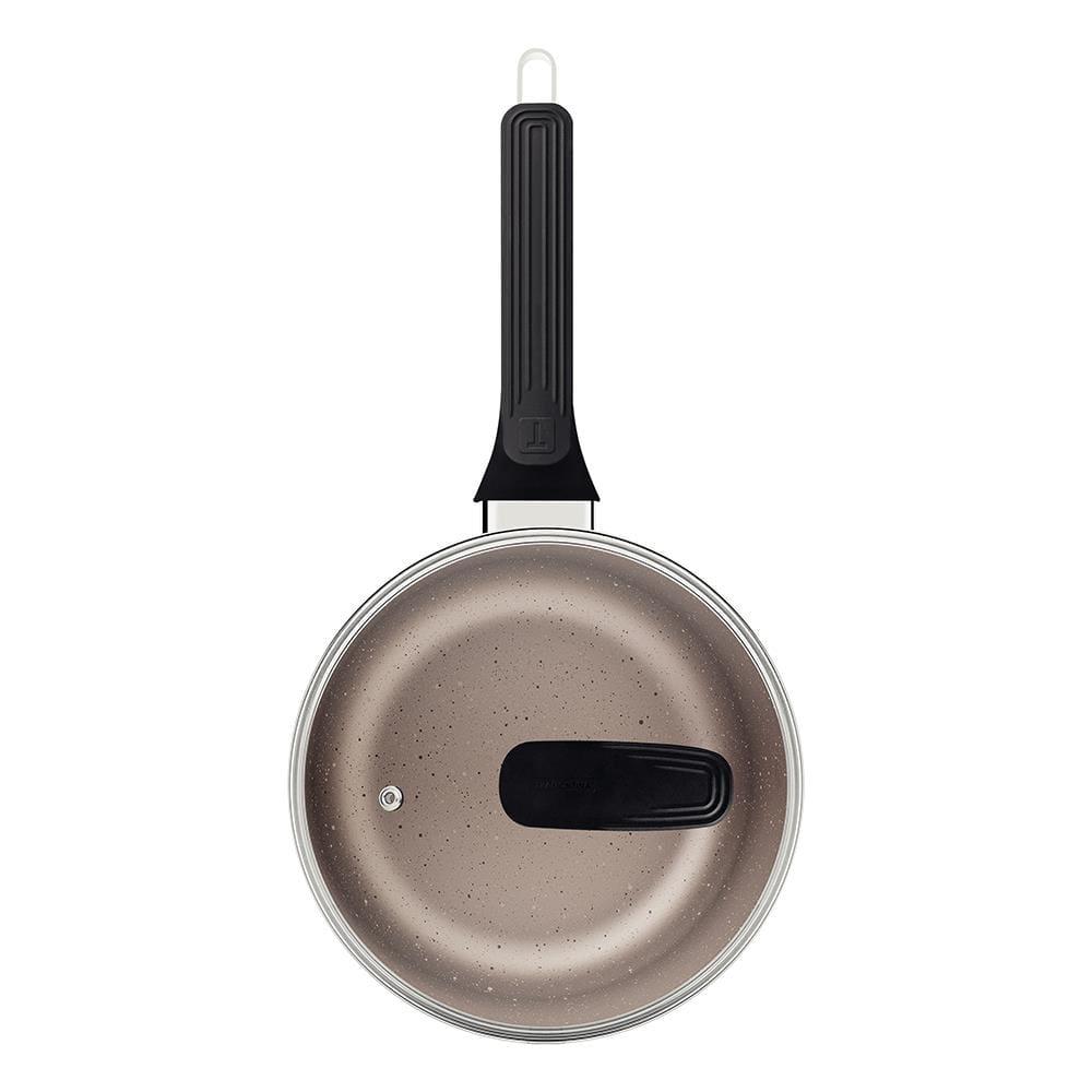 Panela Tramontina Milazzo 18cm Alumínio Antiaderente Starflon Max Soft-touch Amêndoa - 3