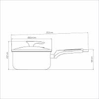 Panela Tramontina Milazzo 18cm Alumínio Antiaderente Starflon Max Soft-touch Amêndoa - 8