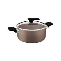 Caçarola Tramontina Milazzo 20cm Alumínio Antiaderente Starflon Max Soft-touch Amêndoa - 1