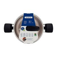 Caçarola Tramontina Milazzo 24cm Alumínio Antiaderente Starflon Max Soft-touch Amêndoa