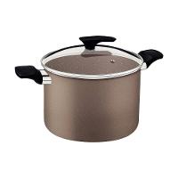 Caldeirão Tramontina Milazzo 26cm Alumínio Antiaderente Starflon Max Soft-touch Amêndoa - 1