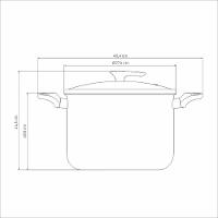 Caldeirão Tramontina Milazzo 26cm Alumínio Antiaderente Starflon Max Soft-touch Amêndoa - 6