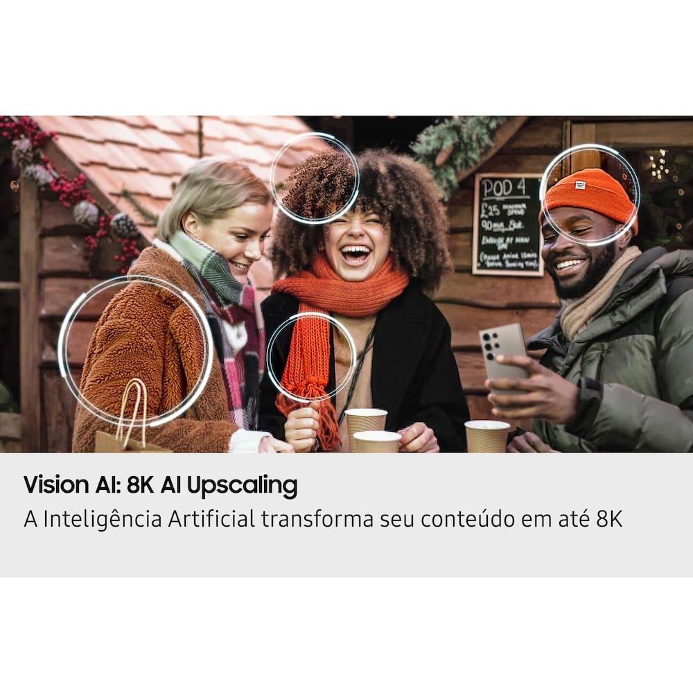 Smart TV 65" 8K Samsung Neo QLED Ultra QN65QN900FGXZD 120Hz Processador NQ8 AI Gen2 Preto Titan - 3