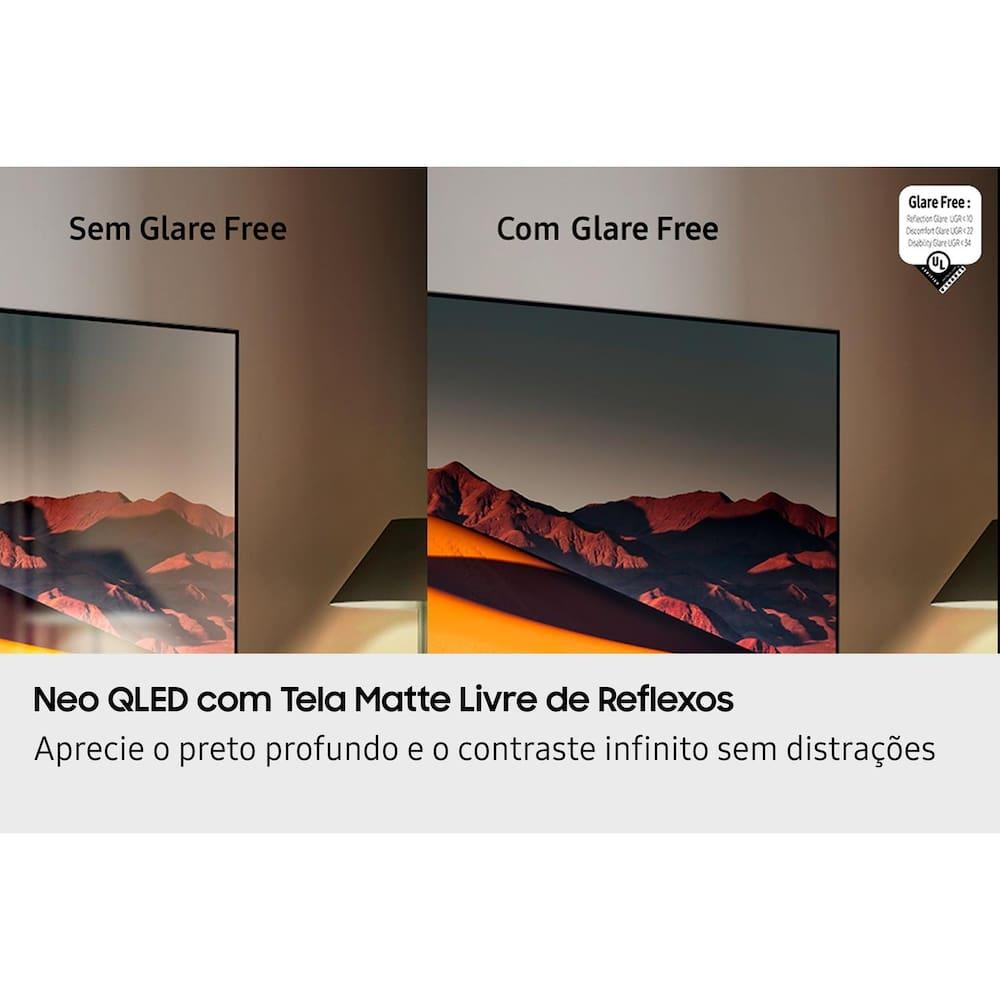 Smart TV 65" 8K Samsung Neo QLED Ultra QN65QN900FGXZD 120Hz Processador NQ8 AI Gen2 Preto Titan - 4