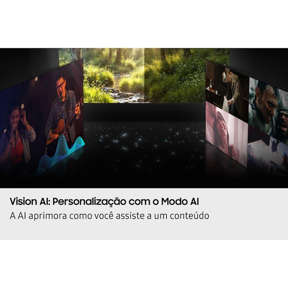Smart TV 55” 4K Samsung OLED QN55S85FAGXZD Vision AI 120Hz Dolby Atmos Processador NQ4 AI Gen2 Preto Grafite - 5