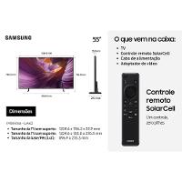 Smart TV 55” 4K Samsung OLED QN55S85FAGXZD Vision AI 120Hz Dolby Atmos Processador NQ4 AI Gen2 Preto Grafite - 9