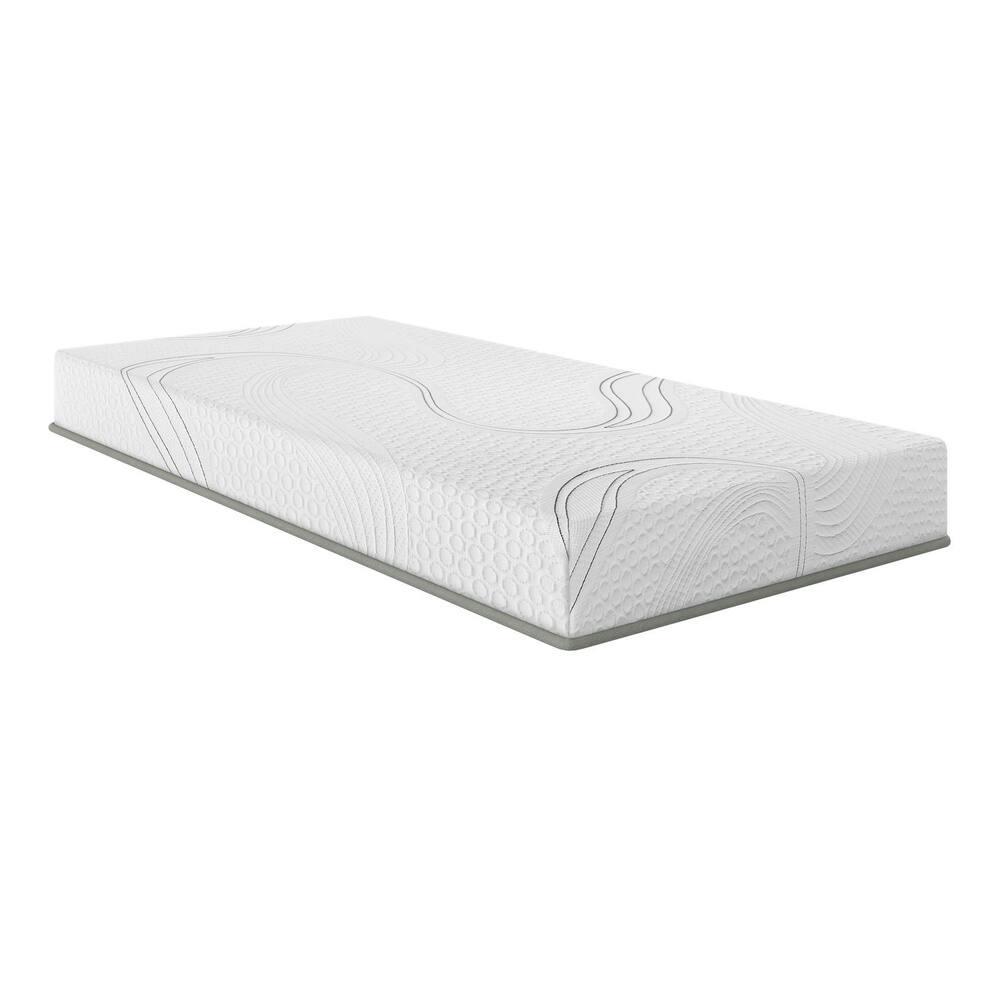 Colchão Solteiro Bartira Volare 17x88x188cm D33 Espuma 17cm Malha Branco - 1