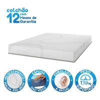 Colchão Bartira Viena Casal 20x138x188cm Viscoelástico D40+D33 Enrolado a Vácuo Branco