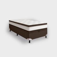 Cama Box Solteiro Portobel Noah 65x88x188cm Colchão Ortopédico Molas Ensacadas Box Baú Antiácaro - 2
