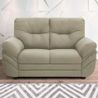Sofá 2 Lugares Linoforte Francis com Almofadas Fixas e Revestimento em Suede 152cm de Largura - 1