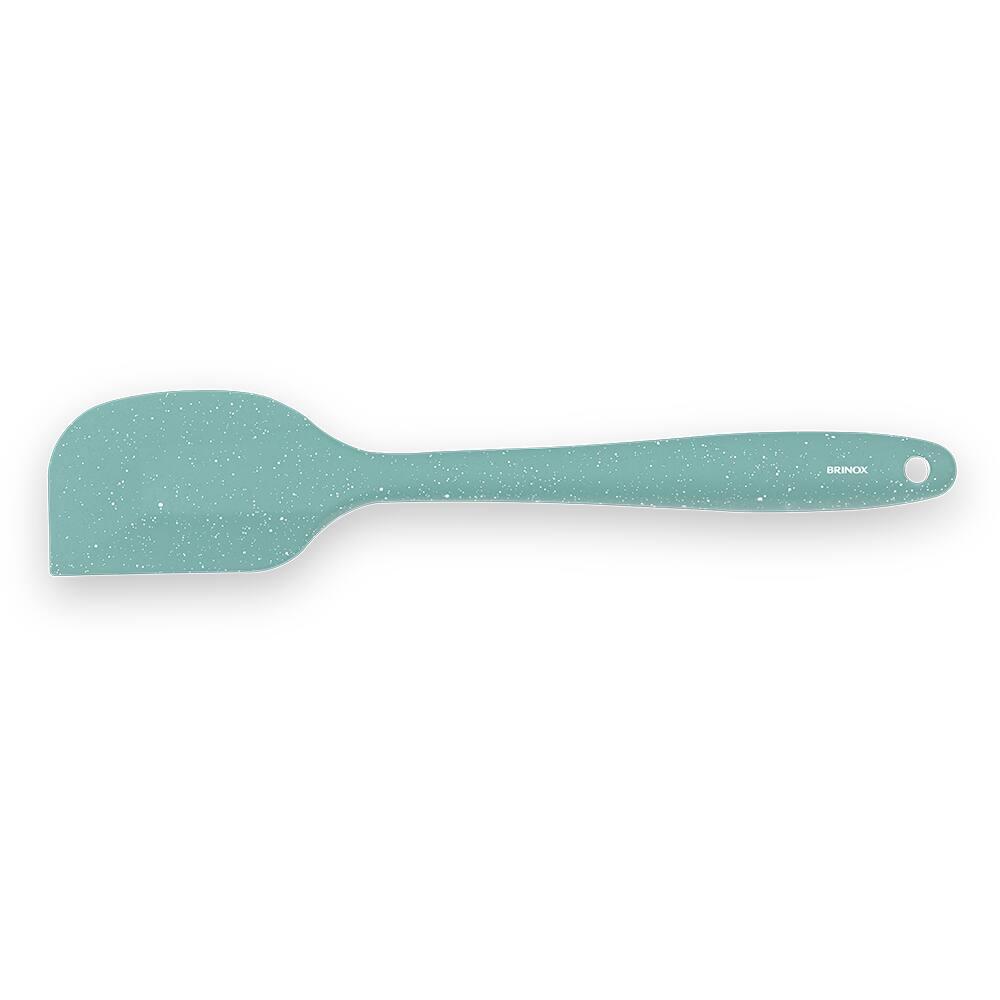 Espátula de Silicone Brinox Flex 28cm Resiste Alta Temperatura Verde - 1