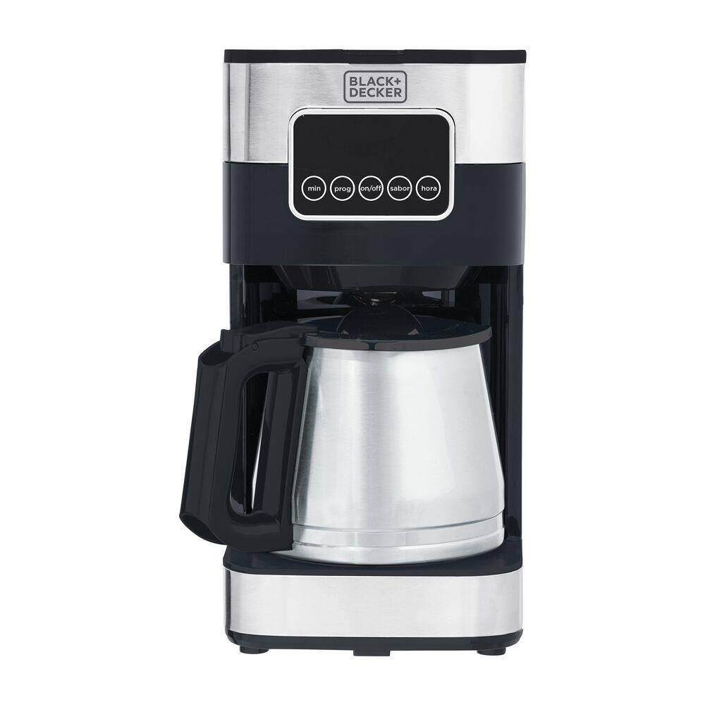 Cafeteira Elétrica Black+Decker CM350G Gourmand Gris 1,5L Programável Inox - 1
