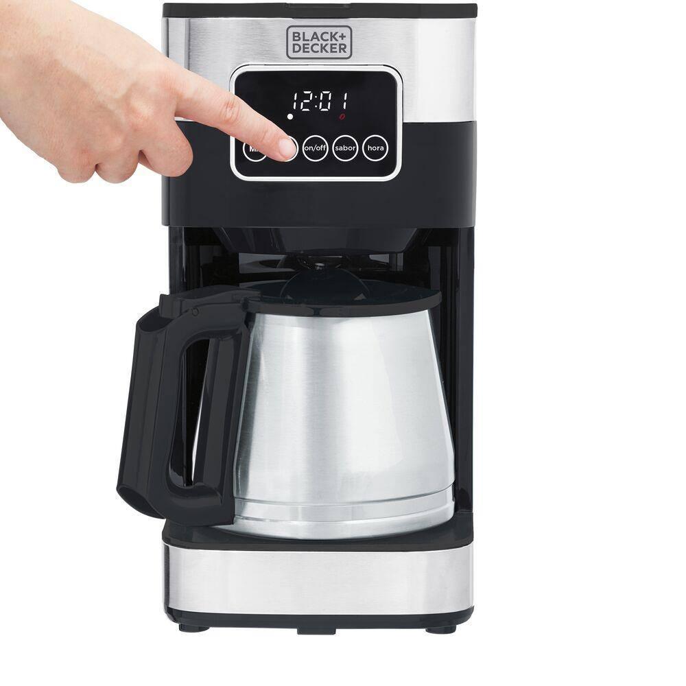 Cafeteira Elétrica Black+Decker CM350G Gourmand Gris 1,5L Programável Inox - 4