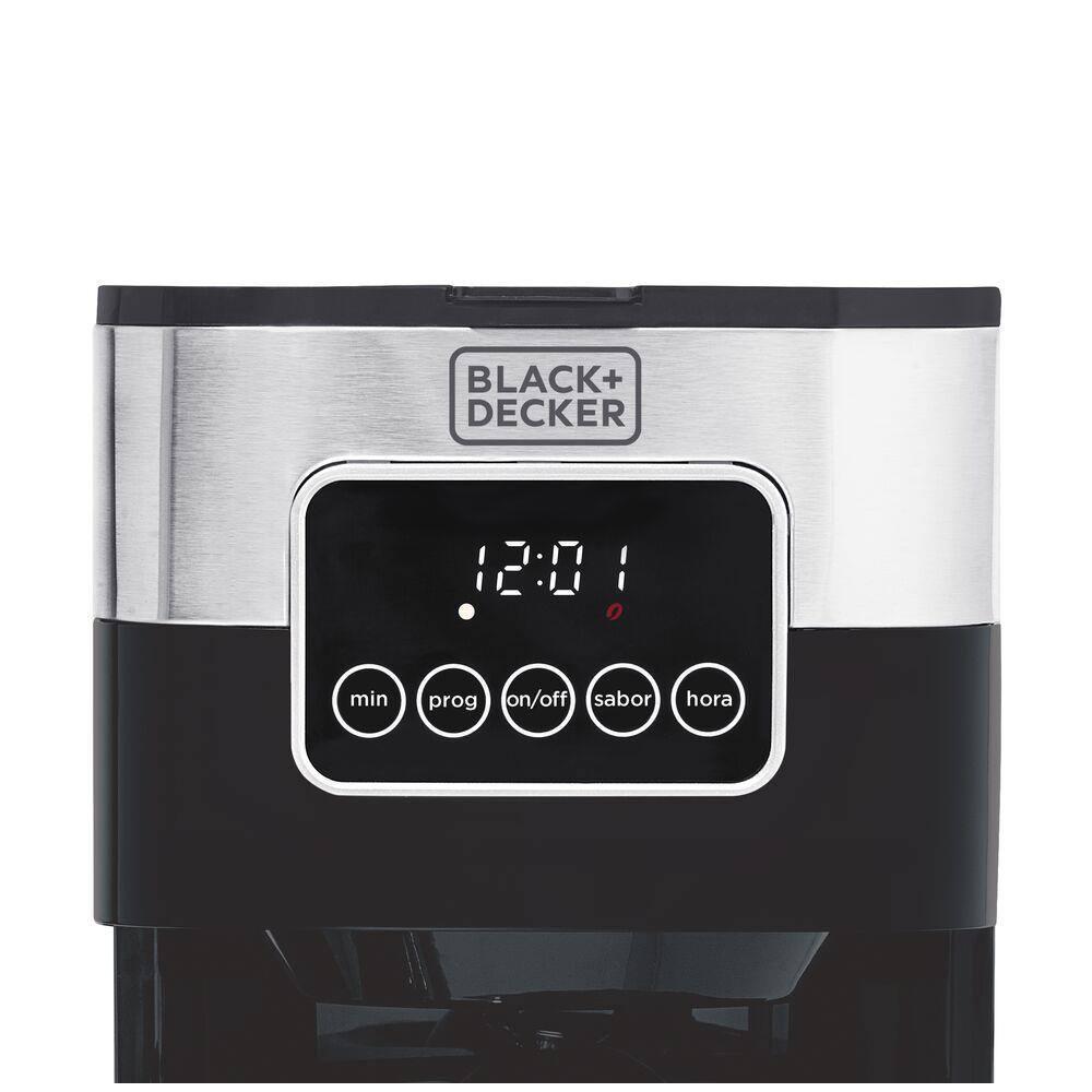 Cafeteira Elétrica Black+Decker CM350G Gourmand Gris 1,5L Programável Inox - 6