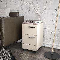 Gaveteiro Politorno Osaka 2 Gavetas com Rodízios 51cm Compacto Vertical MDP - 1