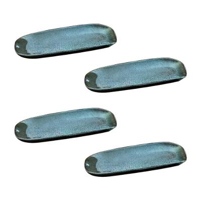 Conjunto de Travessas Ovais Rasas Porto Brasil Orgânico Night Sky 16,5x8cm - 4 Peças