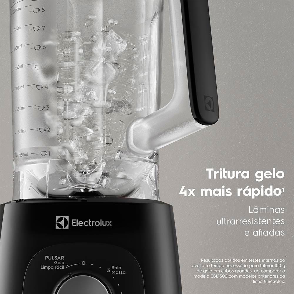 Liquidificador Electrolux EBL1300 Efficient TriForce 1300W 3,2L Preto - 9