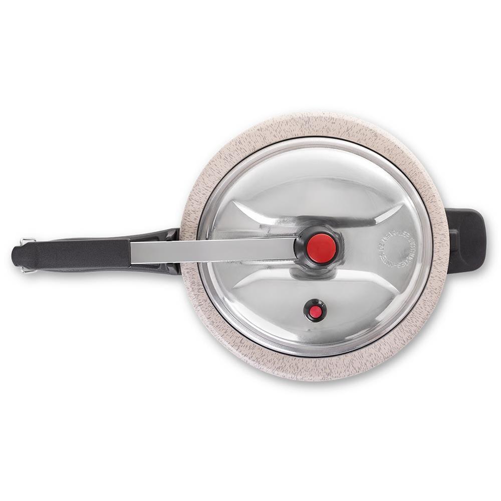 Panela de Pressão Brinox Ceramic Life Vapt 7,5L Mineral Resist Vanilla - 2