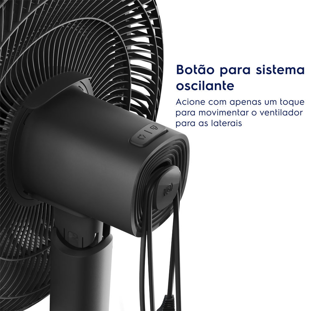 Ventilador de Coluna Electrolux EFS40 DuoForce Air+ 40cm 126W 6 Pás Silencioso Grafite - 4