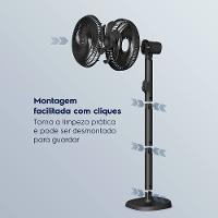 Ventilador de Coluna Electrolux EFS40 DuoForce Air+ 40cm 126W 6 Pás Silencioso Grafite - 6