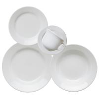 Aparelho de Jantar Biona Donna 20 peças Cerâmica Branco - 1