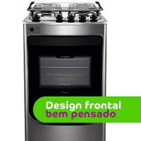 Fogão Consul 4 Bocas CFO4NAR com Mesa de Inox, Acendimento Automático e Design Frente Única Bivolt - Inox - 3
