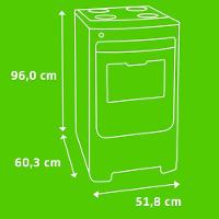 Fogão Consul 4 Bocas CFO4NAR com Mesa de Inox, Acendimento Automático e Design Frente Única Bivolt - Inox - 7